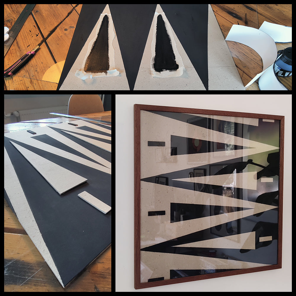 Zig-Zag Cardboard Artwork - main
