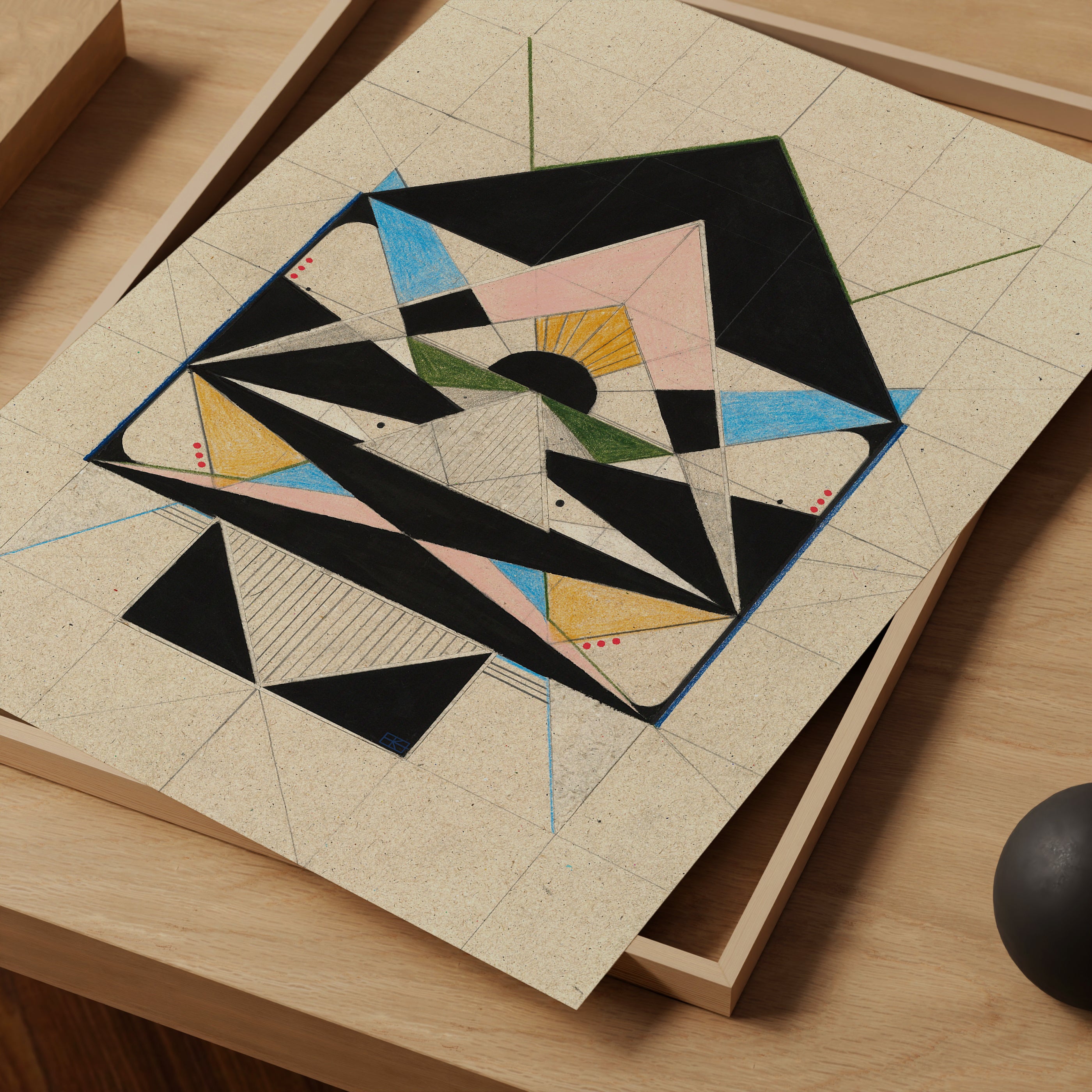 Cardboard Spaceship Arrow Poster DIY space art inspiration